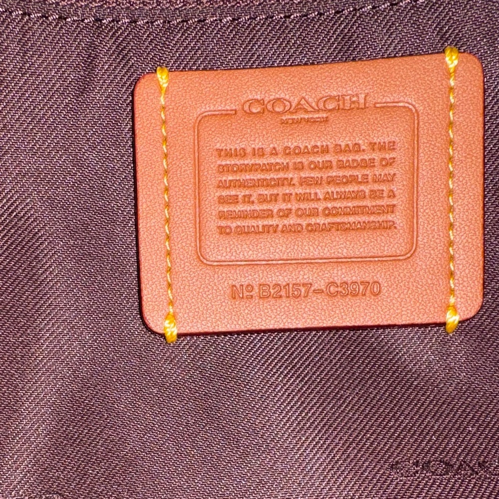 Coach Denim and Leather Elise Satchel - Picture 9 of 9